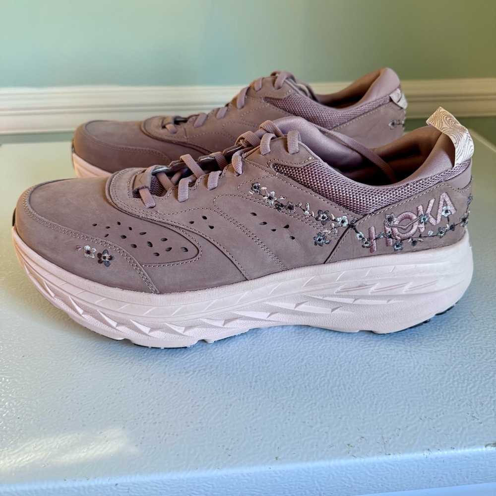 Hoka One One Bondi L BP x Anthropologie Vibrant Bloom Women’s 15 Running - Picture 8 of 9